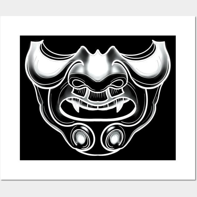 Samurai mask Wall Art by Yukari Matcha